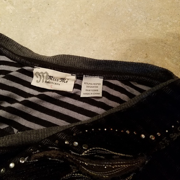 MISS ME ..BEAUTIFUL BEAD ...LONG SLEEVE - Picture 5 of 5